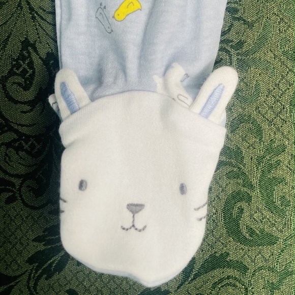 NWT NB 6-9 0 3-6 Easter bib hat sleeper carters layette baby shower present gift - Picture 9 of 10